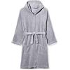Playshoes Accappatoio in pile per bambini, Vestaglia Unisex - Bambini e ragazzi, Grigio, 122/128
