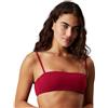 Calvin Klein Donna Top Bikini a Fascia Imbottitura Estraibile