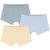 Petit Bateau Set di Boxer per Bambini in Cotone con Cintura a Righe