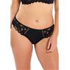Sans Complexe - Arum - Slip in Pizzo e Microfibra - Classico - Tinta Unita - Donna - Nero - XL