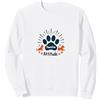 Mademark Pawsitive Attitude Dog Lover Pet Felpa, Unisex per Adulti, Bianco, XL