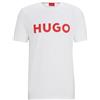 HUGO, Dulivio 10229761 01, T-shirt da Uomo, XS, Bianco 100