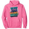 Humor Brawl Bro Controller per Le Stelle di Brawl Showdown, i Divertenti Giocatori Non Hanno Tempo Brawl Bro Felpa con Cappuccio, Unisex per Adulti, Rosa Acceso, L