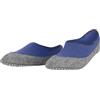 FALKE Cosyshoe Invisible W Hp lana con suola in gomma 1 paio, Calze da casa Donna, Blu Water 6550, 37-38
