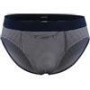 Hom Simon Mini Briefs HO1 (slip)-Pantaloni Uomo, Bleu (Raye Marine/Blanc), Medium
