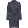 ONLY Onlnova Life Elite L/S Shirt Dress Ombré Blue, L, Ombré Blu, L