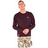 Alpha Industries Basic Sweater Felpa con Logo Piccolo da Uomo Deep Maroon