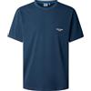 Pepe Jeans T-Shirt Martin Tee da Uomo, Blu (Blu Dulwich), M, Blu (Dulwich Blue), M