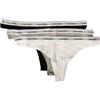 Calvin Klein Perizomi Donna Confezione da 3 Modern Logo Tanga, Multicolore (Black/White/Grey Heather), M