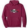 Mademark Need for Speed Cars Racing - Tachimetro Grafico Felpa con Cappuccio, Unisex per Adulti, Bordeaux, L