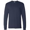 Hanes Essentials - Maglietta a Maniche Lunghe, da Uomo, Confezione da 2, Navy, 3XL