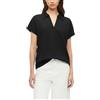 s.Oliver Polo da Donna 2182250, Nero, 50