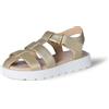 Amazon Essentials Sandali da Pescatore a Punta Chiusa Bambine e Ragazze, Ecopelle Oro Metallizzato Pallido, 29 EU