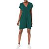 Amazon Essentials Vestito Incrociato (Taglie Forti Disponibili) Donna, Verde Giada, 3XL Plus