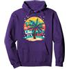 Mademark Tropic Come se Fosse Caldo: Beachy Paradise Sunset Vibes Felpa con Cappuccio, Unisex per Adulti, Viola, L