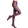 FALKE Particle 20 DEN W Ti trasparenti velati fantasia 1 pezzo, Collant Donna, Rosso Wineberry 8761, S-M