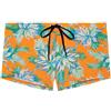 HOM Boxer da Bagno Gigaro Swim Trunks, Stampa Floreale Sfondo Arancione, M Uomo