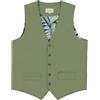 GIANNI LUPO GL006BD Gilet, Salvia, S Uomo
