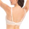 Selene Modello Manuela C. Reggiseno con Coppe Spacer Senza Ferri con Retro in Tulle RIF. 365, rosé, 90 Donna, rosé