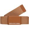 DC Shoes - Web Belt Belts per Uomo - Golden Brown - Taglia unica
