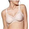 Selene, Reggiseno Donna Modellante con Inserti in Tulle, con Ferretto e Senza Imbottitura, Collezione Estela, Colore Rosa, Taglia 9C