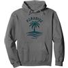 Mademark Paradiso Trovato Tropical Palm Beach Vacanza Felpa con Cappuccio, Unisex per Adulti, Asfalto, XXL