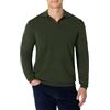 Amazon Essentials Uomo Maglione Polo a Maniche Lunghe, vestibilità Classica