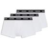 HUGO Trunk Triplet Pack Boxer, White, XS (Pacco da 3) Uomo