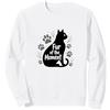 Mademark Pelliccia del Momento Zampa di Gatto Stampa Whimsical Pet Felpa, Unisex per Adulti, Bianco, M