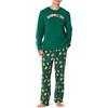 Amazon Essentials Harry Potter - DC Comics - Looney Tunes Set da Notte Pigiama in Flanella Uomo, Lettere Di Hogwarts, XXL