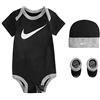 Nike Swoosh Body per Bimbi Black 0/6 Mesi