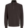 JACK & JONES Men's Jjebradley Sweat Half Zip Noos Sweatshirt