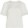 Vila Short Sleeved Top VIELLETTE Round Neck
