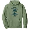 Mademark Paradiso Trovato Tropical Palm Beach Vacanza Felpa con Cappuccio, Unisex per Adulti, Verde Salvia, S