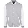 Build Your Brand Bb004-basic College Jacket Giacca Uomo (Pacco da 1)