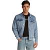 Calvin Klein Uomo Giacca in Jeans Slim Denim Jacket Taschini sul Petto