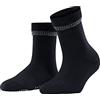 FALKE Cuddle Pads W Hp cotone lana con suola in gomma 1 paio, Calze da casa Donna, Blu Marine 6120, 35-38