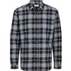 Jack & Jones Jjjoshua Fall Flannel Shirt L Casual Camicia, Goblin Blu, M
