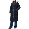 Tommy Hilfiger Donna Cappotto Piumino Heritage Tyra Maxi With Fur con Cappuccio, Blu (Desert Sky), XL