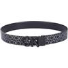 Calvin Klein Uomo Cintura Metal Bombe Mono Reversibile, Nero (Ck Black Smooth/Classic Mono), 85 cm