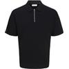JACK & JONES Knit Jjtroy-Polo con Zip Uomo