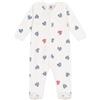 Petit Bateau A0cn8, Dormi Bene Unisex - Bimbi 0-24, Bianco/Multicolore, 18 mesi