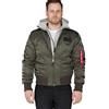 Alpha Industries MA-1 D-Tec Bomber Jacket per Uomo Rep.Grey