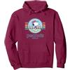 Peanuts Snoopy Woodstock, Altalena da Golf Vintage Estiva dei Peanuts, Stile retrò Felpa con Cappuccio, Unisex per Adulti, Bordeaux, S