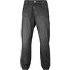Urban Classics Loose Fit Jeans Uomo Jeans Nero 100% Cotone vestibilità Abbondante