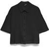 VERO MODA Vmnatali SS Crop Shirt Wvn Noos