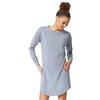 Skiny Every Night in Mix & Match Camicia da Notte, Denim mélange, 46 Donna