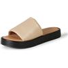 Amazon Essentials Sandalo Flatform Donna, Sabbia, 43 EU