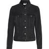 VERO MODA Giacca di jeans da donna VMZORICA, denim nero, XS