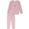 Schiesser Mädchen Schlafanzug Pyjama Lang-100% Organic Bio Baumwolle-Größe 92 bis Set di Pigiama, Violetta_181827, 140 Bambine e Ragazze